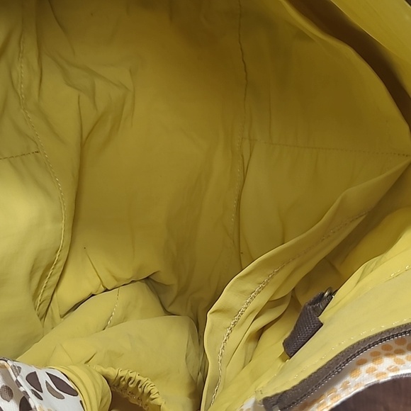 EUC Petunia Pickle Bottom Tote Women's Yellow Wistful Weekender Bag Large Tote - Picture 7 of 15